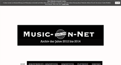 Desktop Screenshot of music-on-net.com